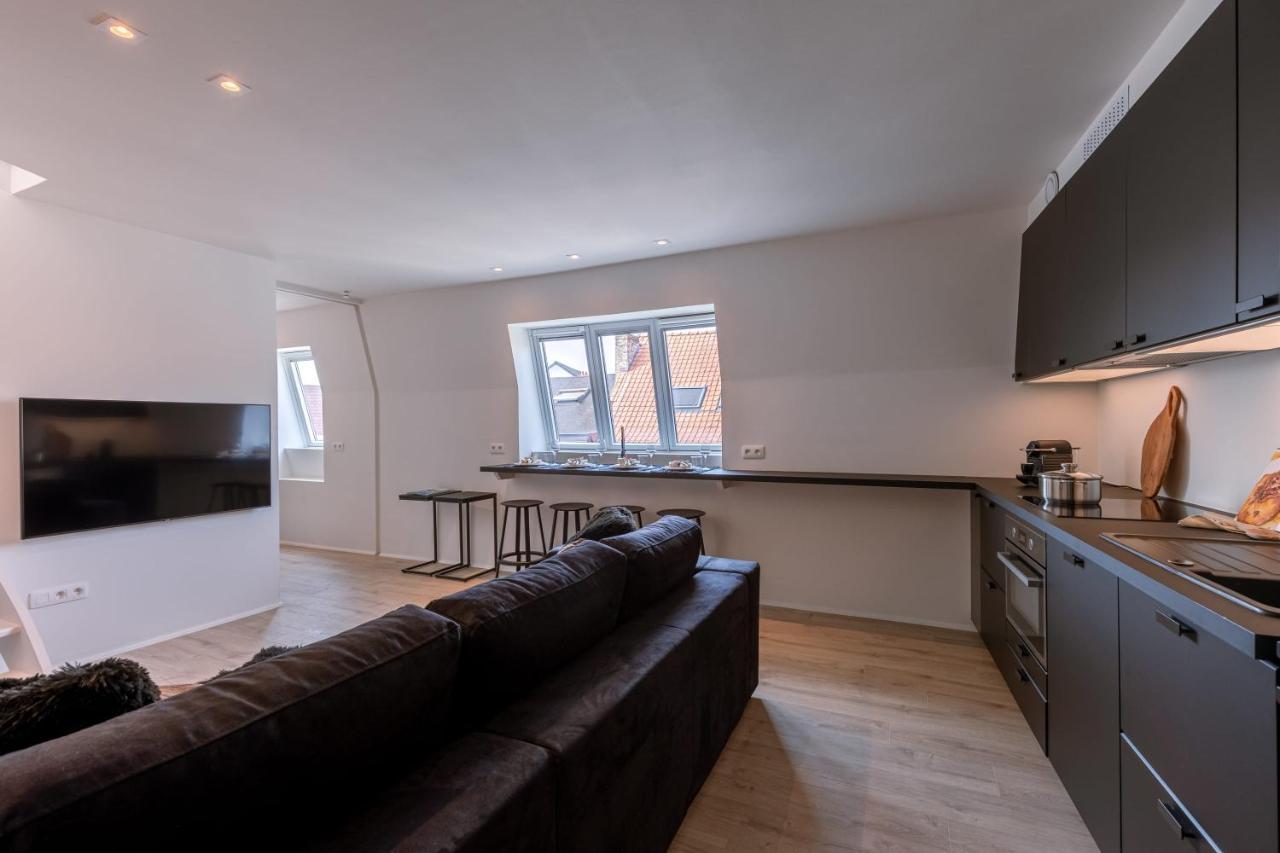 Duplex-Apartment With Terrace On Top Location In Ghent Luaran gambar