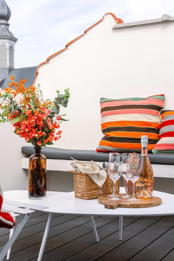 Duplex-Apartment With Terrace On Top Location In Ghent Luaran gambar